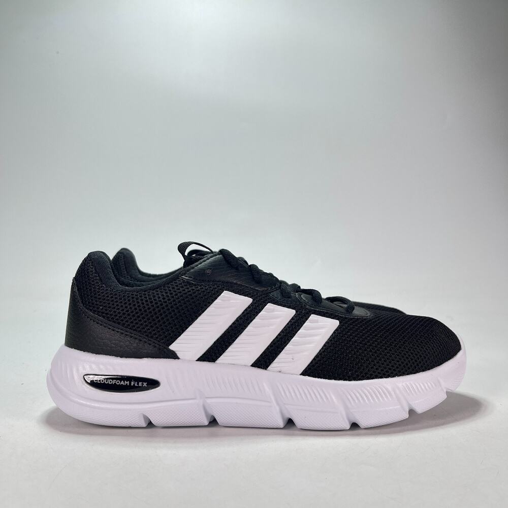 adidas Cloudfoam Flex Black White Casual Shoes Sneakers HQ4960 Women's Size 7
